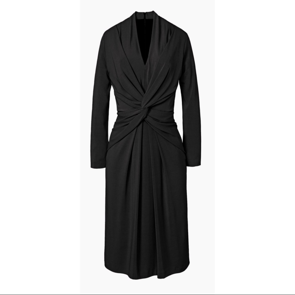 MM Lafleur Black Midi Dress
